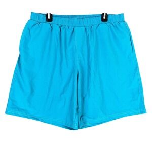 Simply Southern Hybrid Performance Shorts Mens XXL‎ Blue Swim Gym Workout